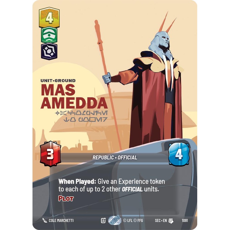 Mas Amedda – Accomplice to Power (Prestige Foil) (1091) (1091) [Secrets of Power]