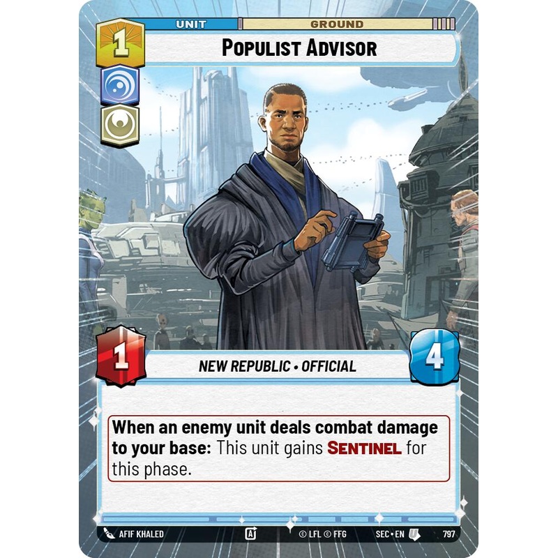 Populist Advisor (797) (Hyperspace Foil) (797) [Secrets of Power]