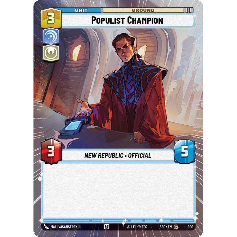 Populist Champion (800) (Hyperspace Foil) (800) [Secrets of Power]