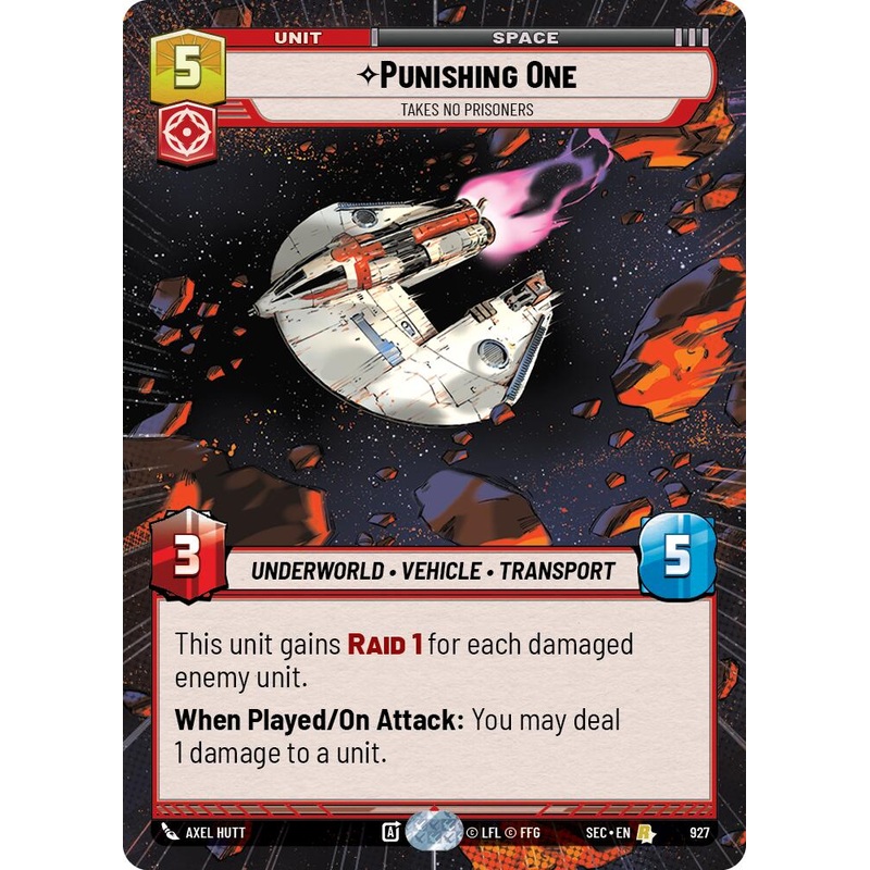 Punishing One – Takes No Prisoners (Hyperspace Foil) (927) (927) [Secrets of Power]