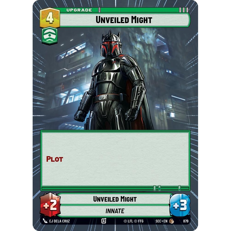 Unveiled Might (879) (Hyperspace Foil) (879) [Secrets of Power]