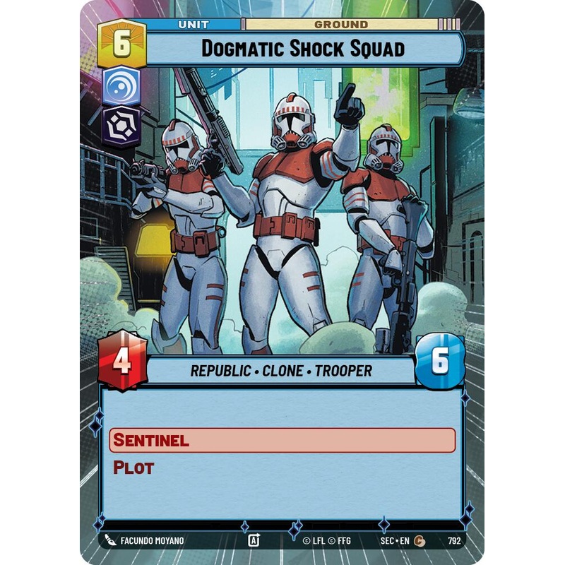 Dogmatic Shock Squad (792) (Hyperspace Foil) (792) [Secrets of Power]