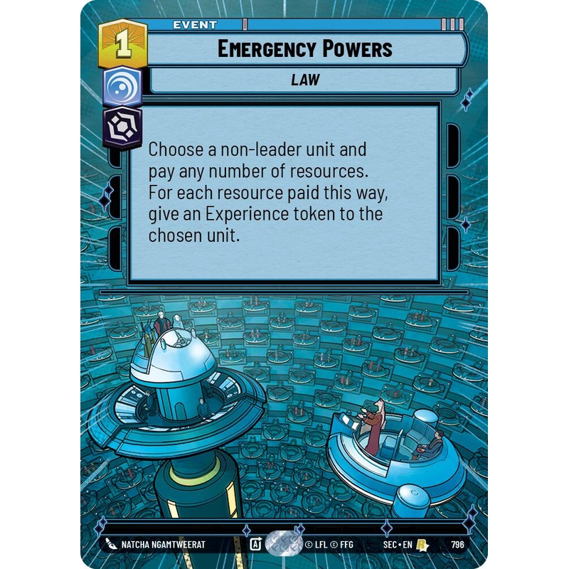 Emergency Powers (796) (Hyperspace Foil) (796) [Secrets of Power]