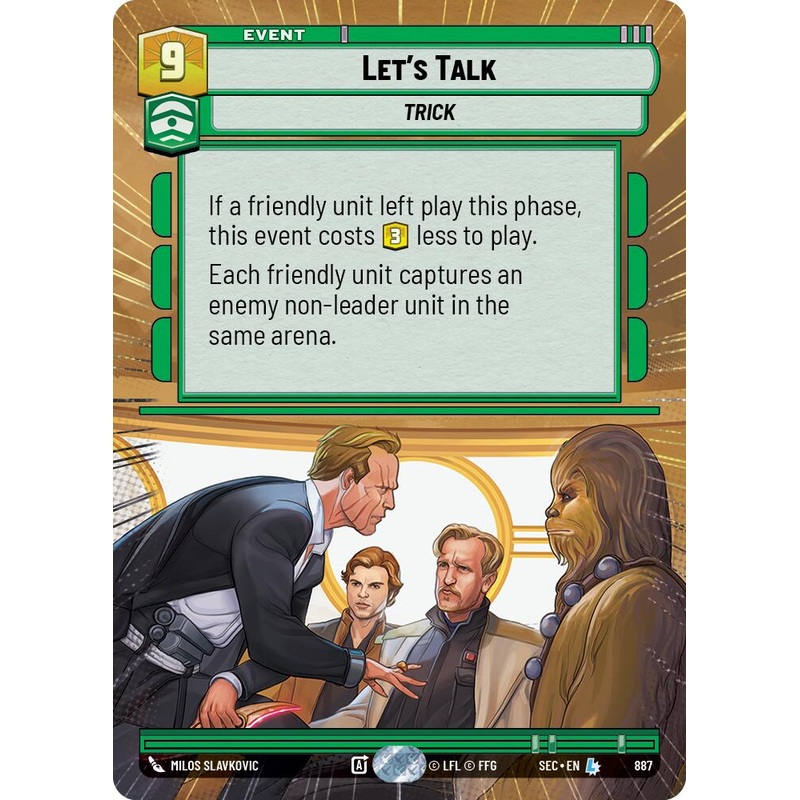 Let’s Talk (887) (Hyperspace Foil) (887) [Secrets of Power]