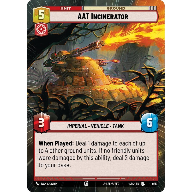 AAT Incinerator (925) (Hyperspace Foil) (925) [Secrets of Power]