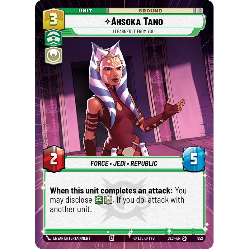 Ahsoka Tano – I Learned It from You (Hyperspace Foil) (852) (852) [Secrets of Power]