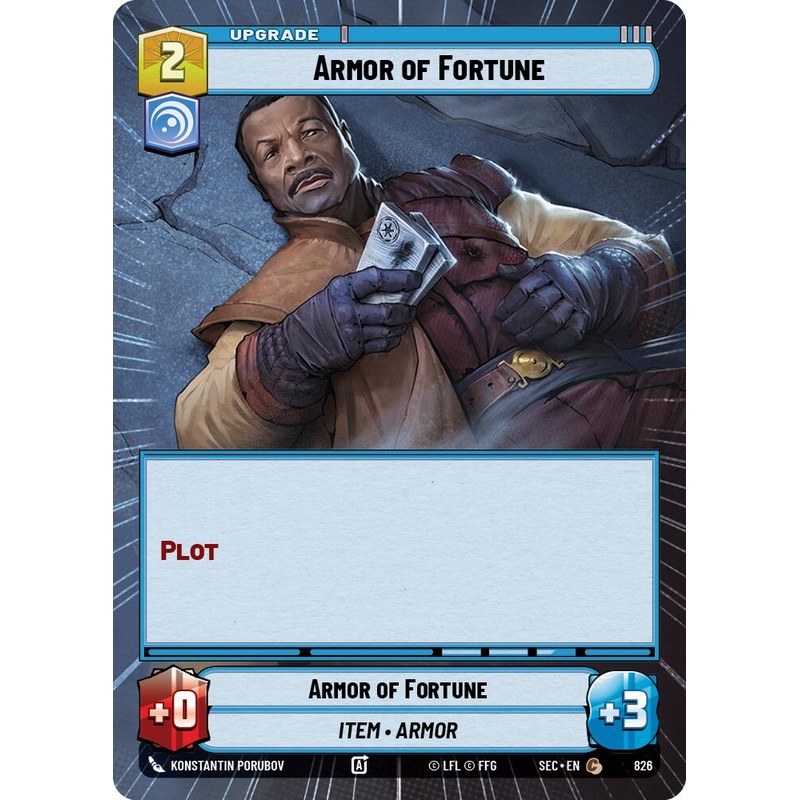 Armor of Fortune (826) (Hyperspace Foil) (826) [Secrets of Power]