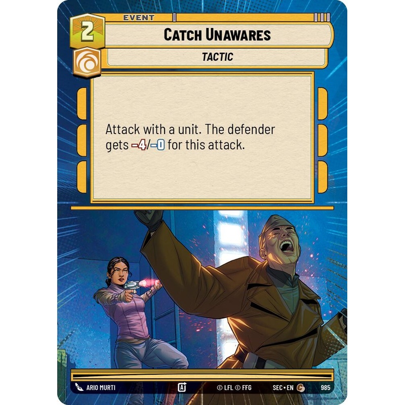 Catch Unawares (985) (Hyperspace Foil) (985) [Secrets of Power]