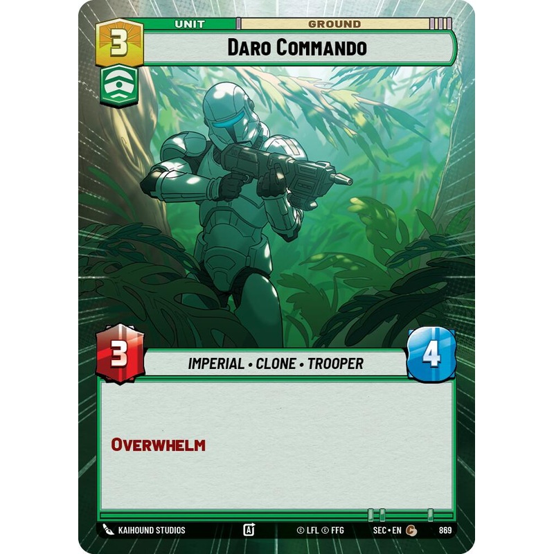 Daro Commando (869) (Hyperspace Foil) (869) [Secrets of Power]