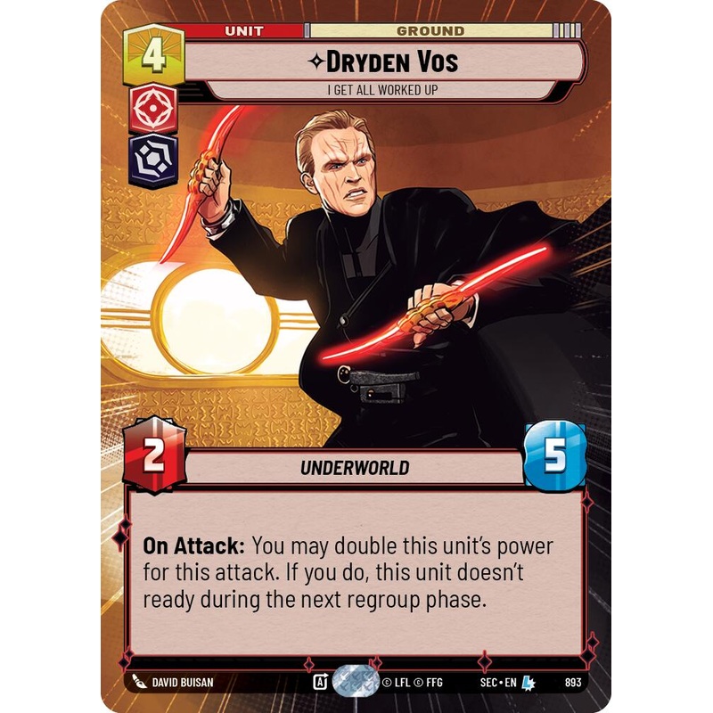 Dryden Vos – I Get All Worked Up (Hyperspace Foil) (893) (893) [Secrets of Power]