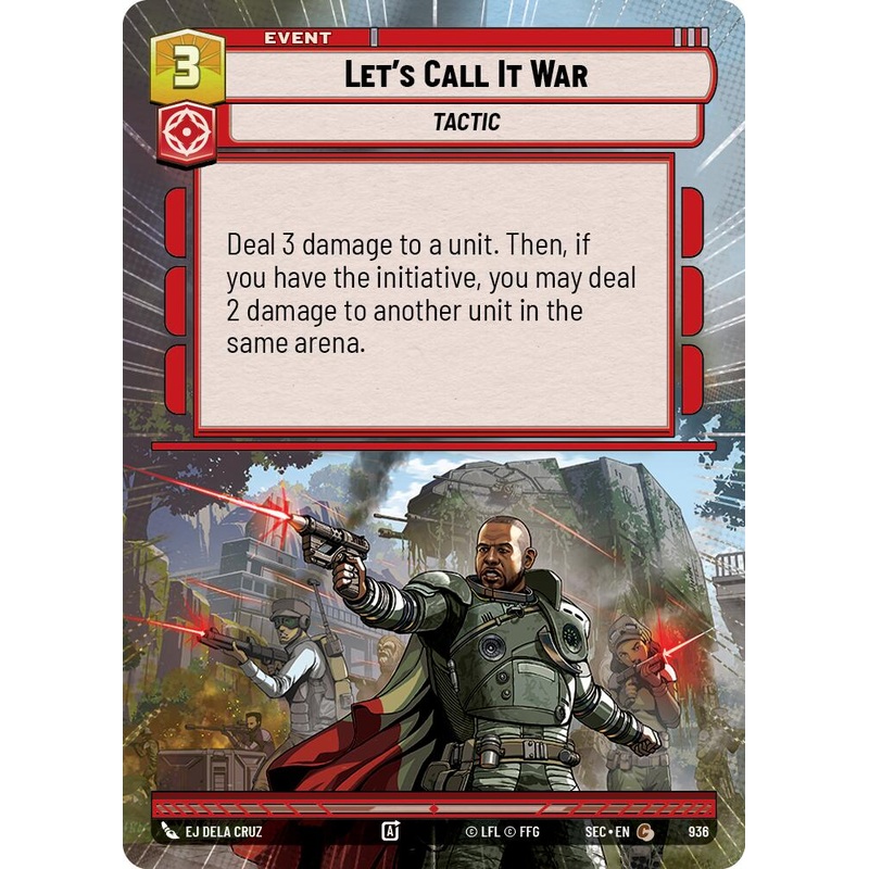 Let’s Call It War (936) (Hyperspace Foil) (936) [Secrets of Power]