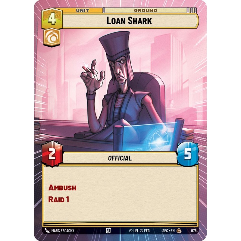 Loan Shark (978) (Hyperspace Foil) (978) [Secrets of Power]