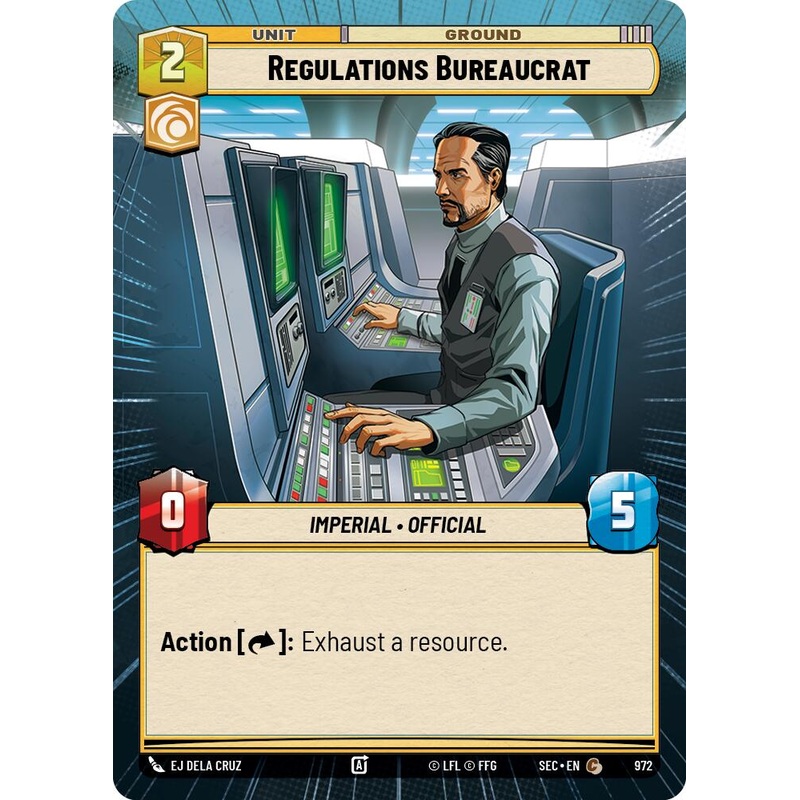 Regulations Bureaucrat (972) (Hyperspace Foil) (972) [Secrets of Power]