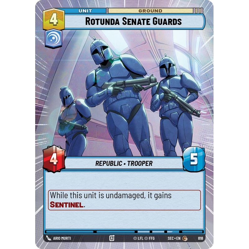 Rotunda Senate Guards (819) (Hyperspace Foil) (819) [Secrets of Power]