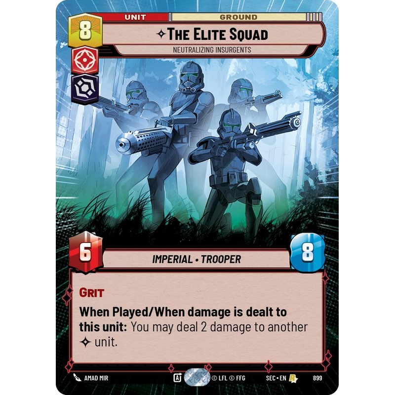 The Elite Squad – Neutralizing Insurgents (Hyperspace Foil) (899) (899) [Secrets of Power]