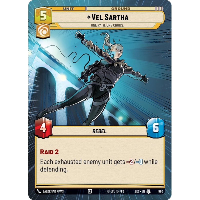 Vel Sartha – One Path, One Choice (Hyperspace Foil) (980) (980) [Secrets of Power]