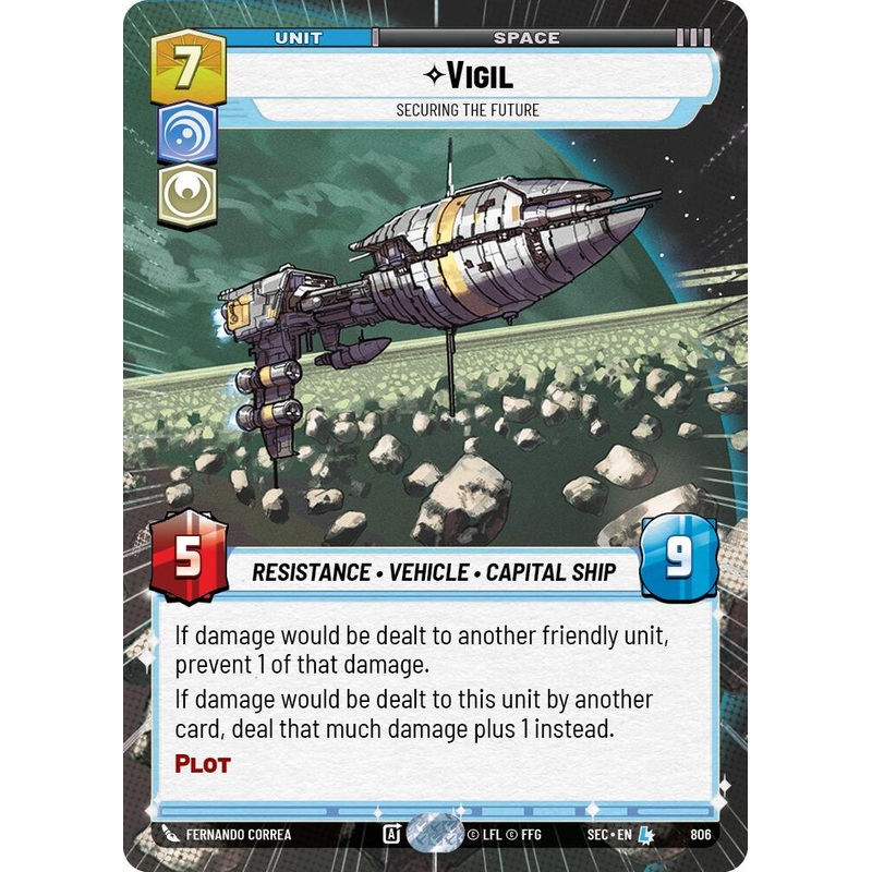 Vigil – Securing the Future (Hyperspace Foil) (806) (806) [Secrets of Power]