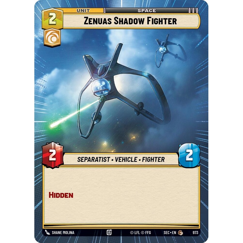 Zenuas Shadow Fighter (973) (Hyperspace Foil) (973) [Secrets of Power]