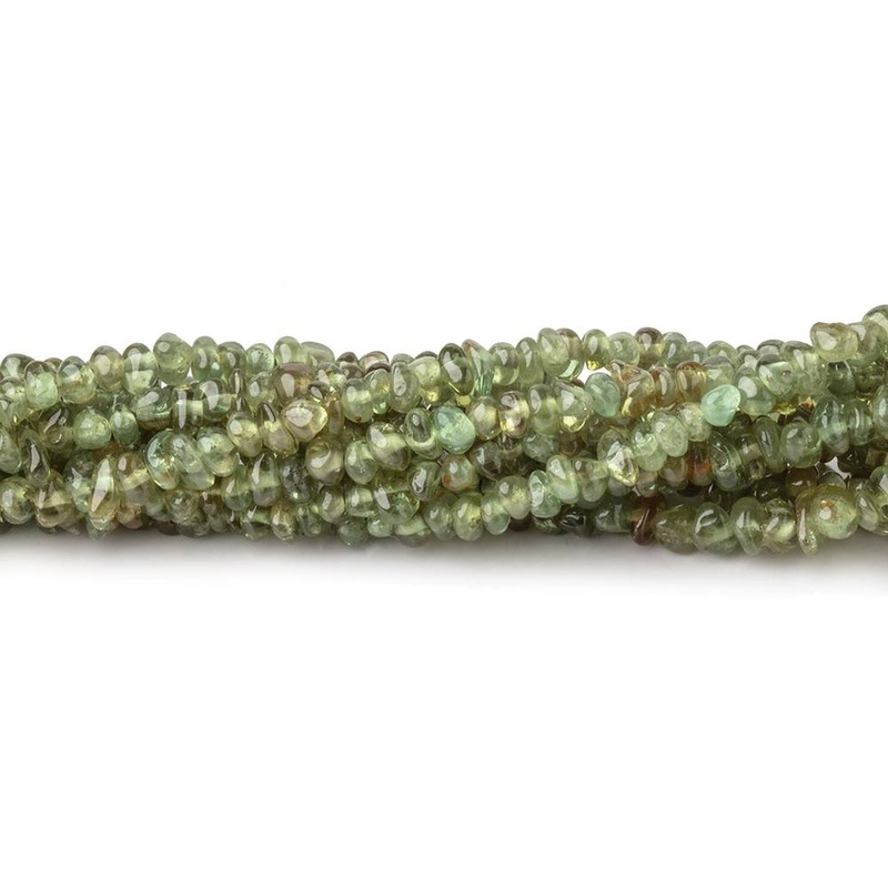 2-4mm Demantoid Garnet Plain Nugget Beads 18 inch 230 pieces (ONLINE ORDER ONLY)