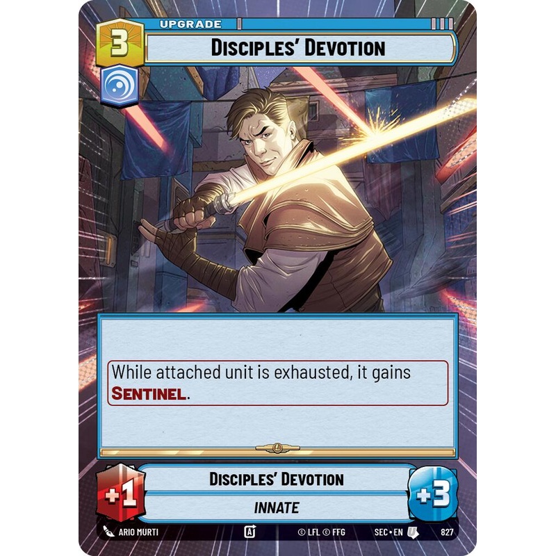 Disciples’ Devotion (827) (Hyperspace Foil) (827) [Secrets of Power]