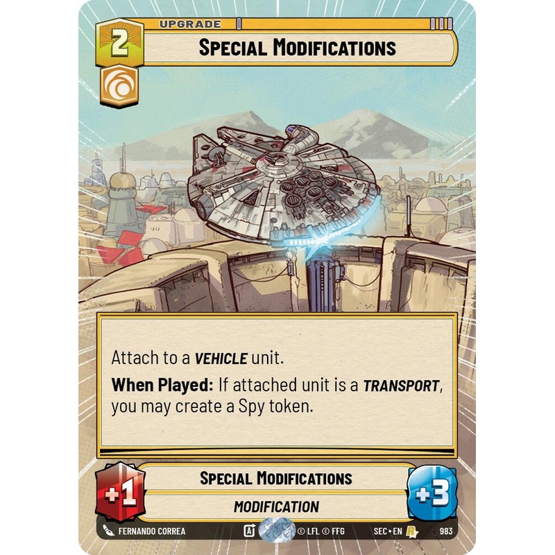 Special Modifications (983) (Hyperspace Foil) (983) [Secrets of Power]