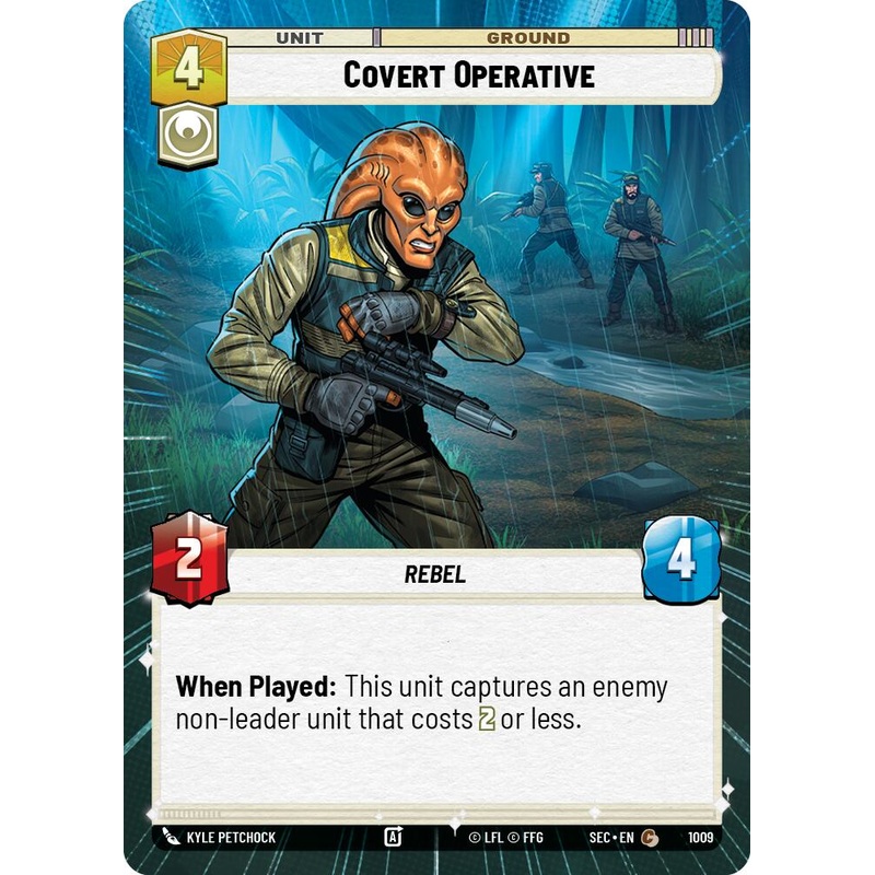Covert Operative (1009) (Hyperspace Foil) (1009) [Secrets of Power]