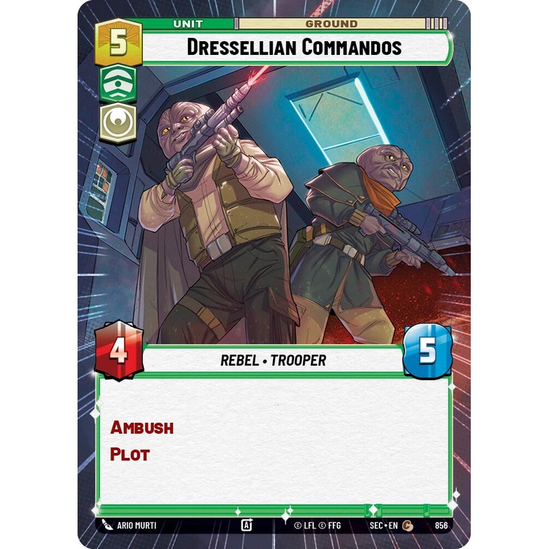 Dressellian Commandos (856) (Hyperspace Foil) (856) [Secrets of Power]