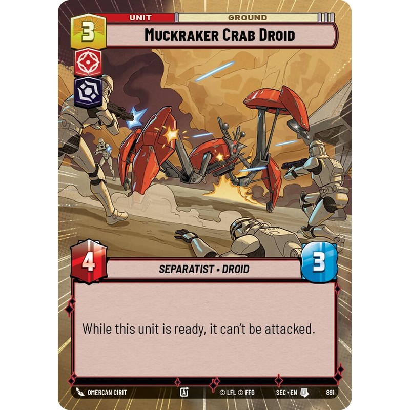 Muckraker Crab Droid (891) (Hyperspace Foil) (891) [Secrets of Power]