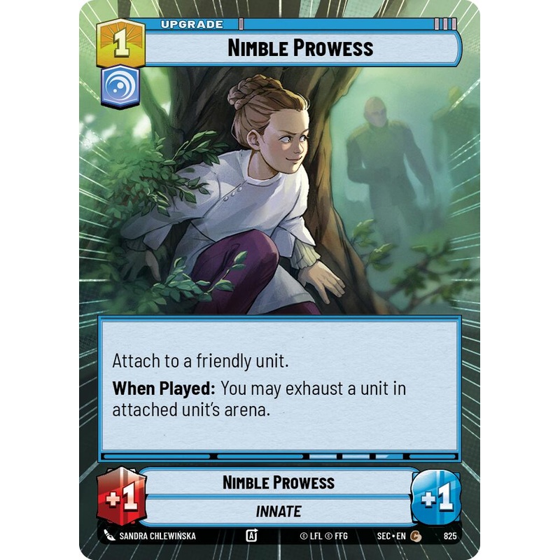 Nimble Prowess (825) (Hyperspace Foil) (825) [Secrets of Power]