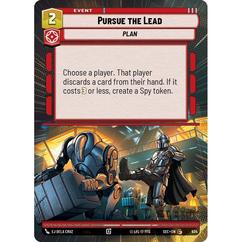 Pursue the Lead (934) (Hyperspace Foil) (934) [Secrets of Power]