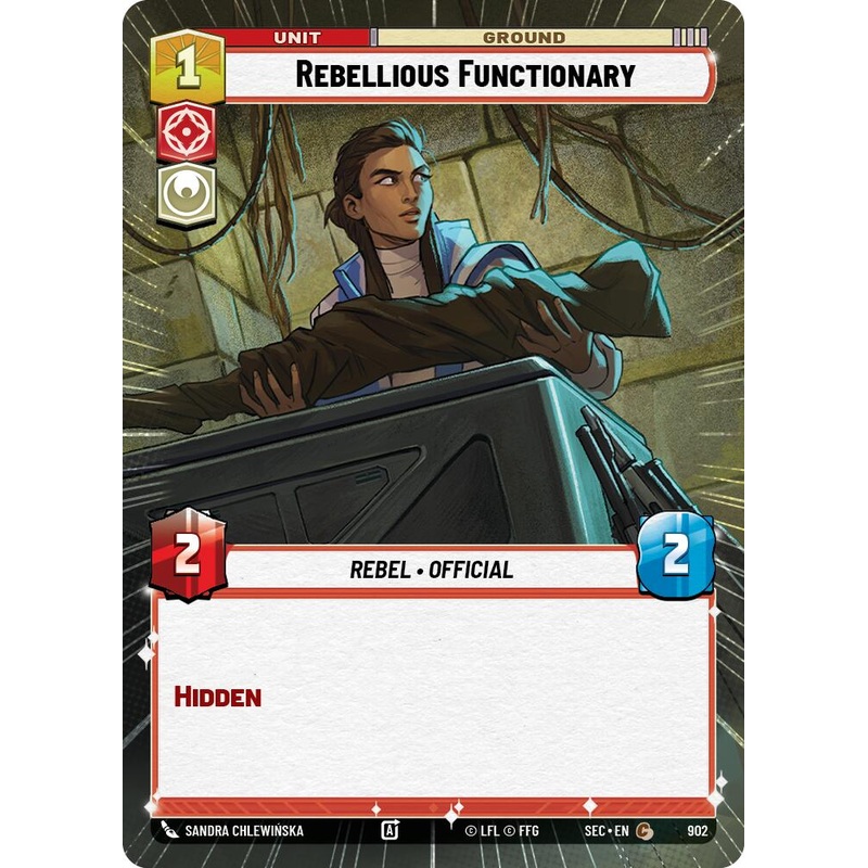 Rebellious Functionary (902) (Hyperspace Foil) (902) [Secrets of Power]
