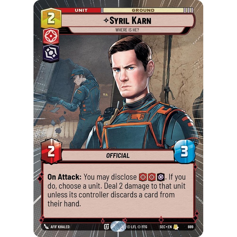 Syril Karn – Where Is He? (Hyperspace Foil) (889) (889) [Secrets of Power]