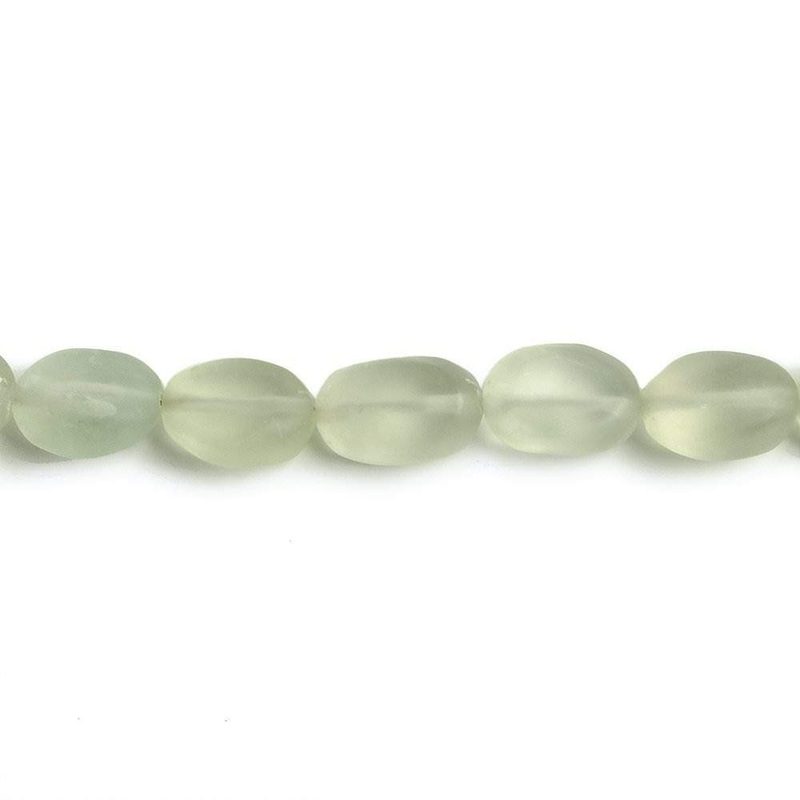 9×7-11x7mm Prasiolite straight drilled plain nugget beads 7.5 inch 20 pieces (ONLINE ORDER ONLY)