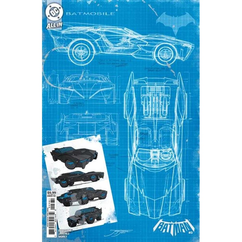 Batman #3 Cover E Jorge Jimenez Bat Gadget Card Stock Variant