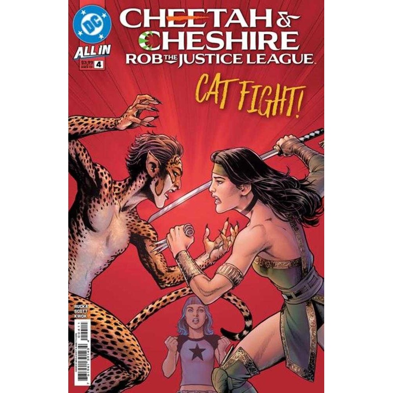 Cheetah And Cheshire Rob The Justice League #4 (Of 6) Cover A Nicola Scott