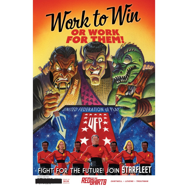 Star Trek: Red Shirts #4 Variant B (PriceFederation Recruitment)