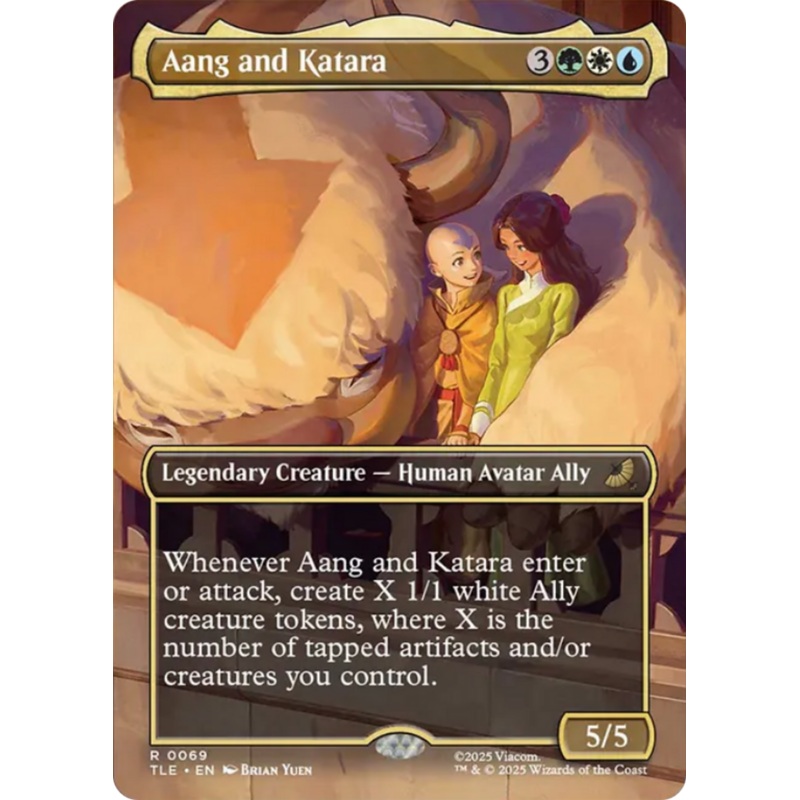 Aang and Katara (Borderless) [Avatar: The Last Airbender: Eternal-Legal]