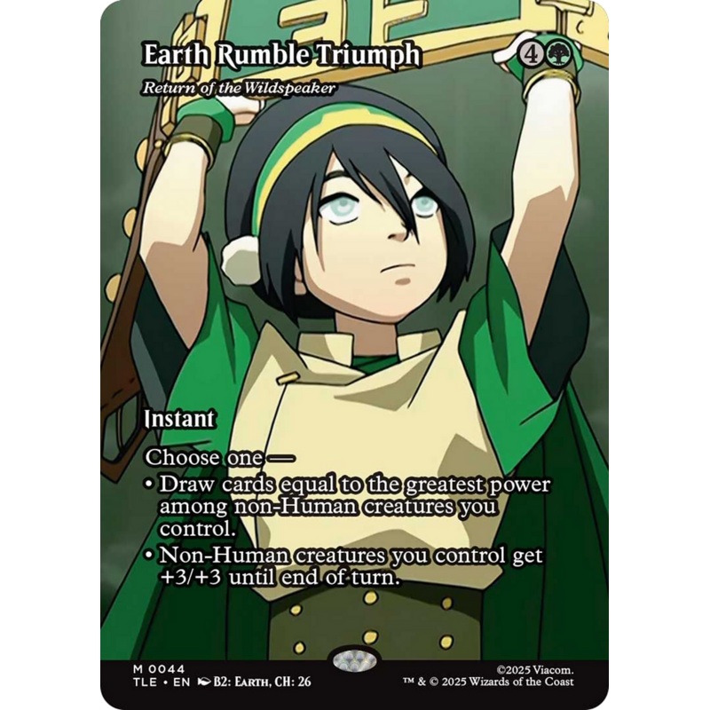 Earth Rumble Triumph – Return of the Wildspeaker (Borderless) [Avatar: The Last Airbender: Eternal-Legal]