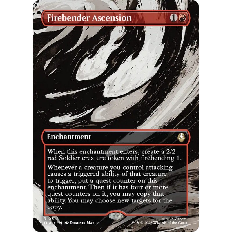 Firebender Ascension (Borderless) [Avatar: The Last Airbender]