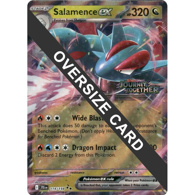 Salamence ex (114/159) (Jumbo Card) [Scarlet & Violet: Journey Together]