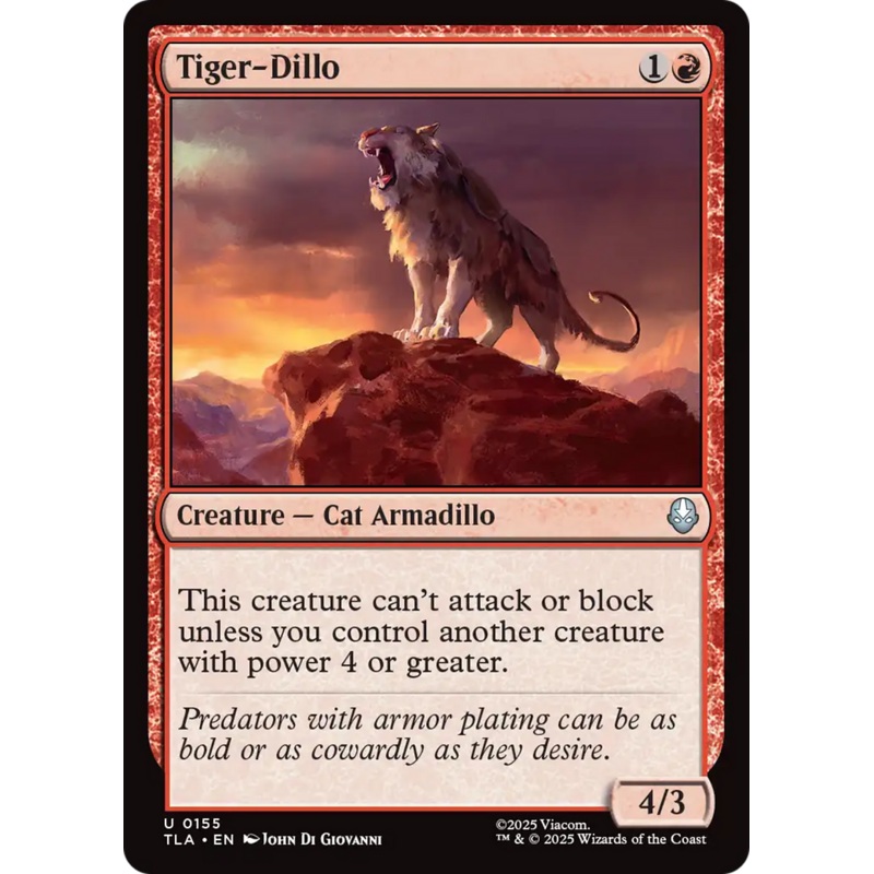 Tiger-Dillo [Avatar: The Last Airbender]