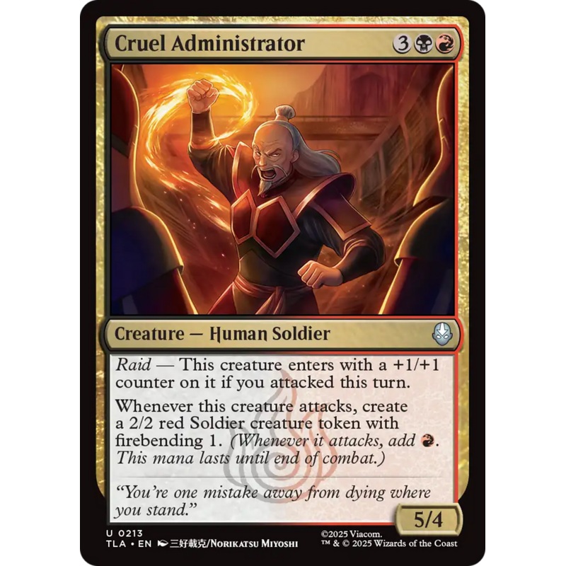 Cruel Administrator [Avatar: The Last Airbender]