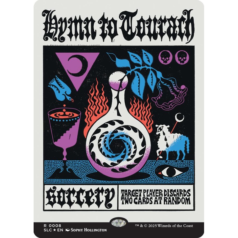 Hymn to Tourach (Halo Foil) [Secret Lair Countdown Kit]