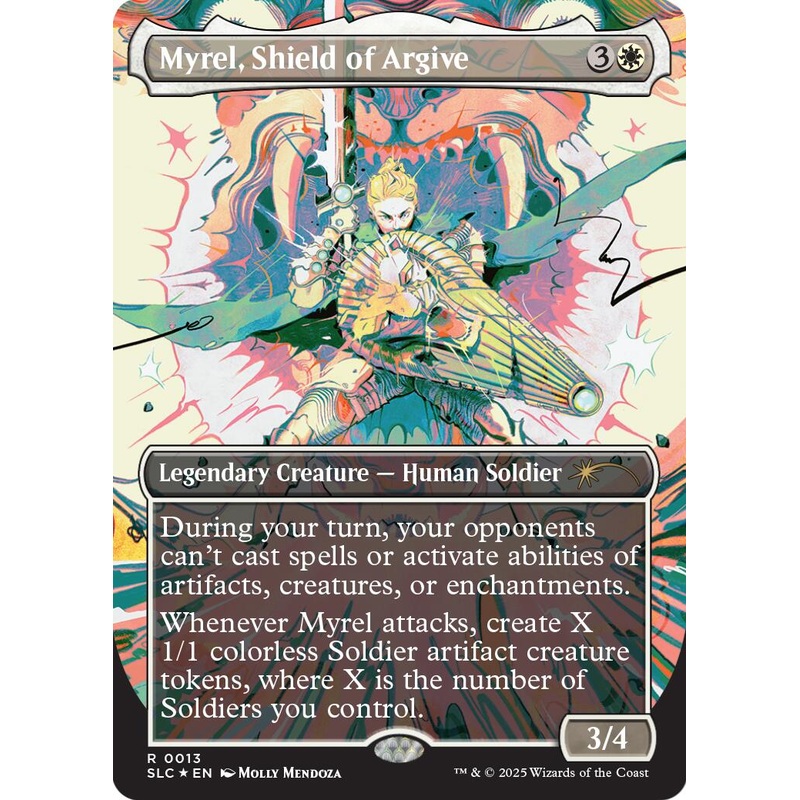 Myrel, Shield of Argive (Halo Foil) [Secret Lair Countdown Kit]