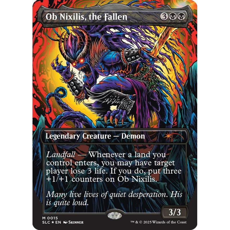 Ob Nixilis, the Fallen (Halo Foil) [Secret Lair Countdown Kit]