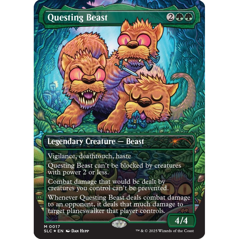 Questing Beast (Halo Foil) [Secret Lair Countdown Kit]