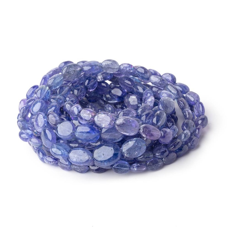 5×4-9x7mm Tanzanite Plain Oval Beads 17.5 inch 70 pieces (ONLINE ORDER ONLY)