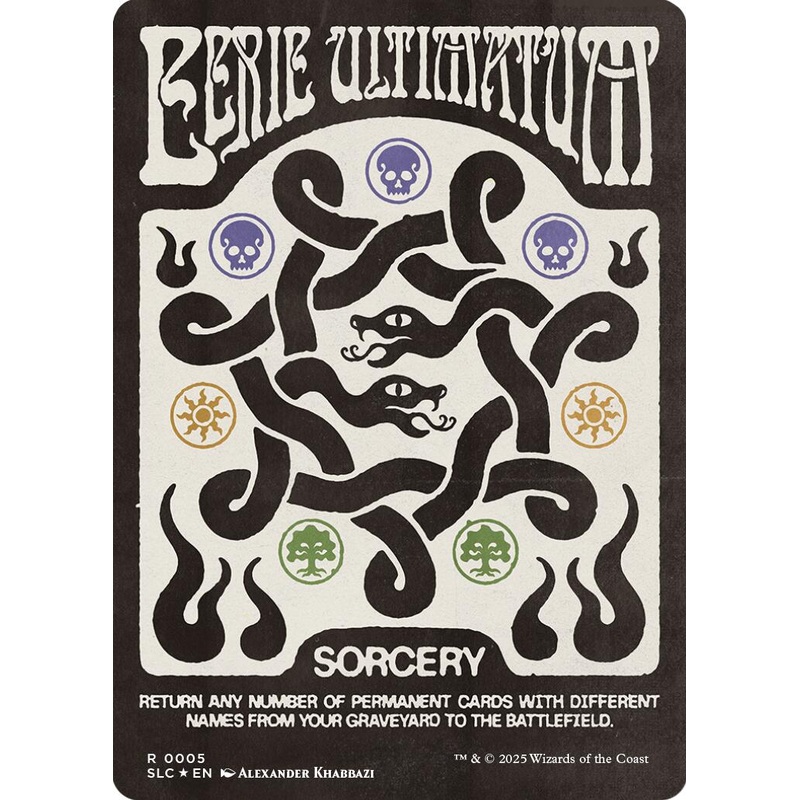 Eerie Ultimatum (Halo Foil) [Secret Lair Countdown Kit]