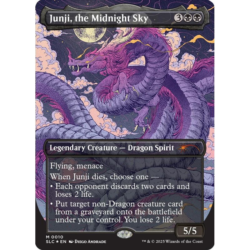 Junji, the Midnight Sky (Halo Foil) [Secret Lair Countdown Kit]