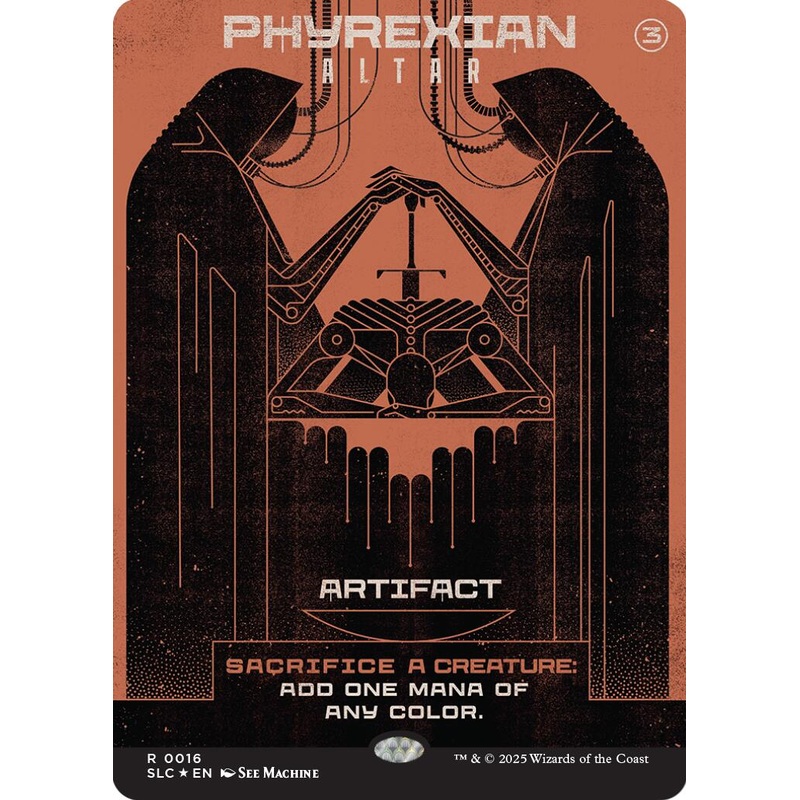 Phyrexian Altar (Halo Foil) [Secret Lair Countdown Kit]
